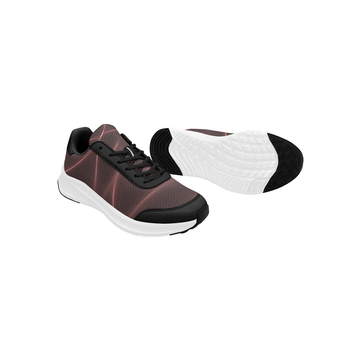 Chocolate Brown Waves Women's Mudguard Running Shoes Athletic Gear