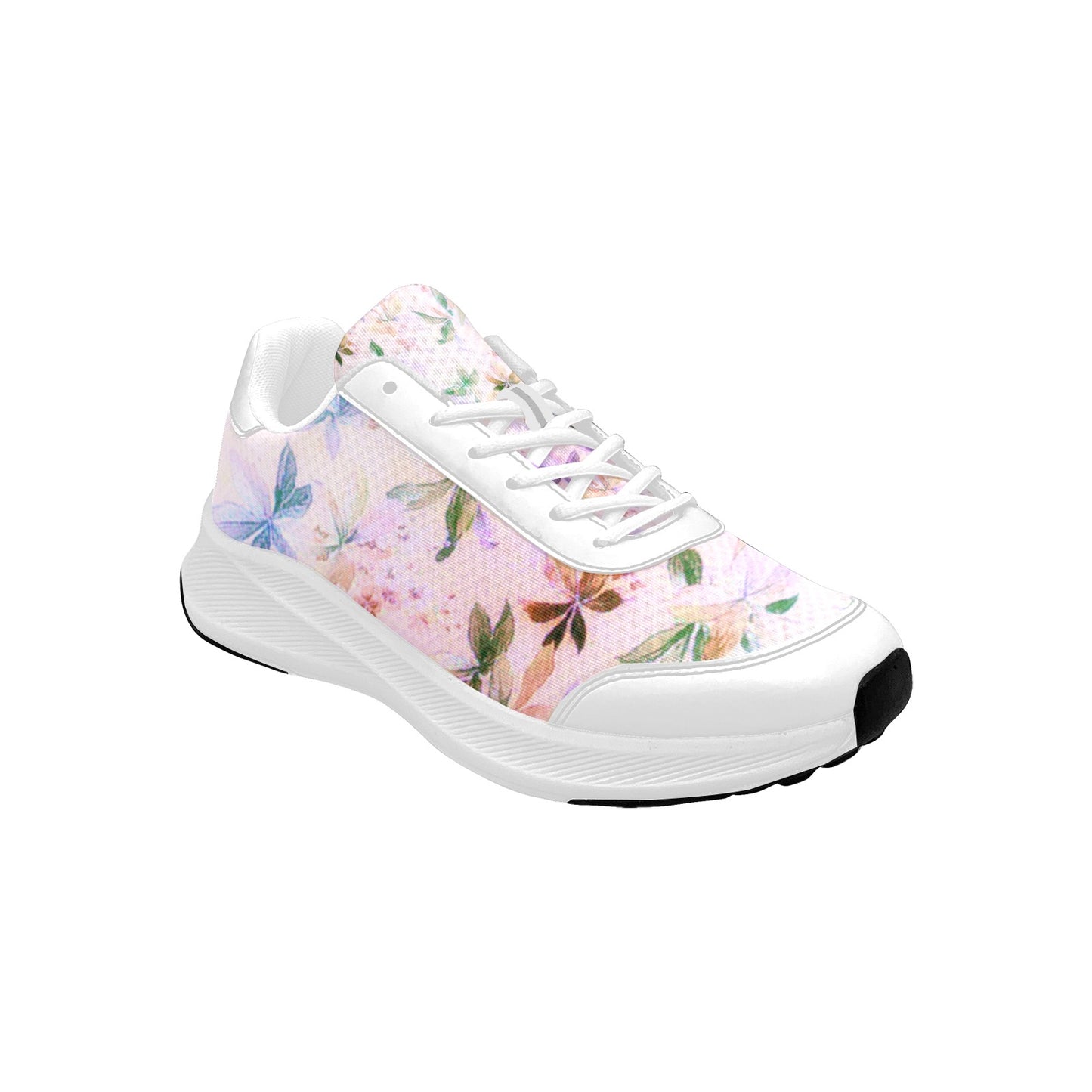 Pretty Colored Flowers Women's Mudguard Running Shoes Athletic Wear