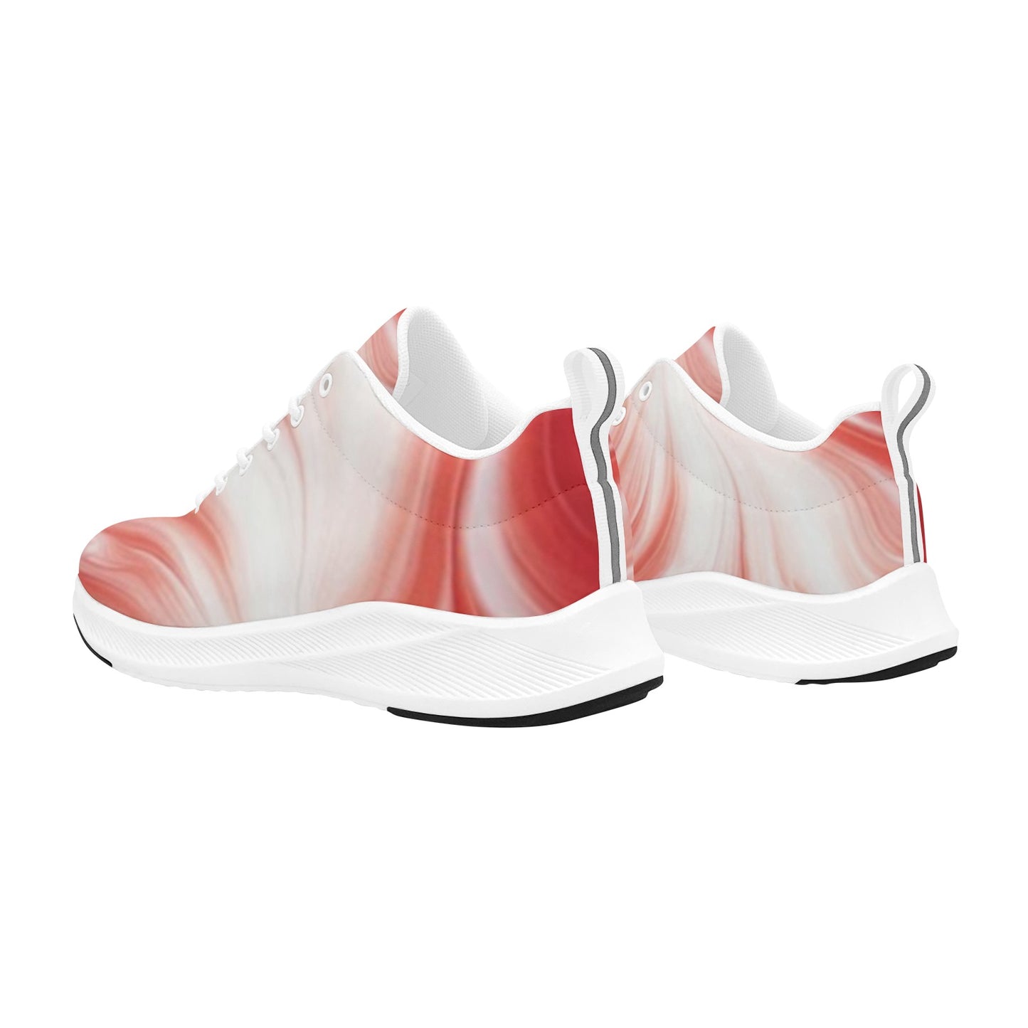 Red White Creamy Women's Running Shoes Lightweight Athletic Sneakers