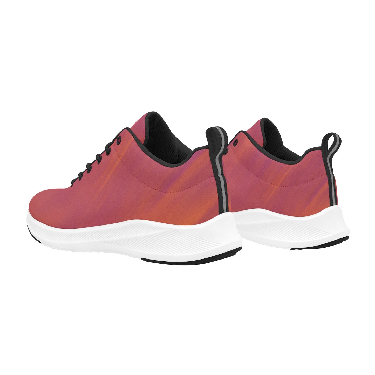 Amber Orange Streaked Women's Running Shoes Athletic Footwear Sneakers