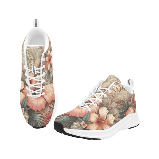 Vintage Floral Flowers Women's Running Shoes Athletic Footwear