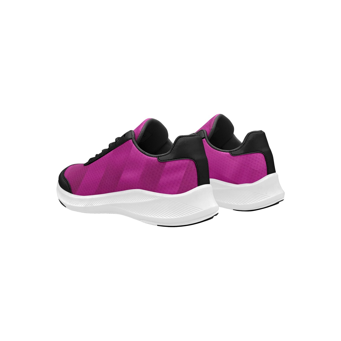 Magenta Colored Ribbons Women's Mudguard Running Shoes Athletic Footwear