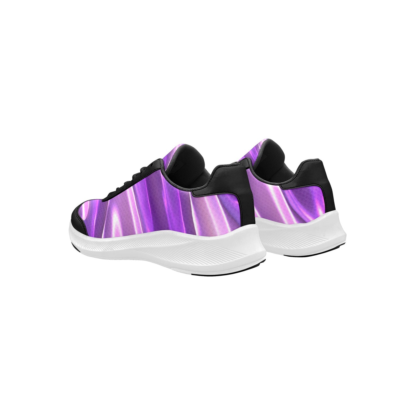 Women's Purple Melted Candy Mudguard Running Shoes Athletic Sneakers