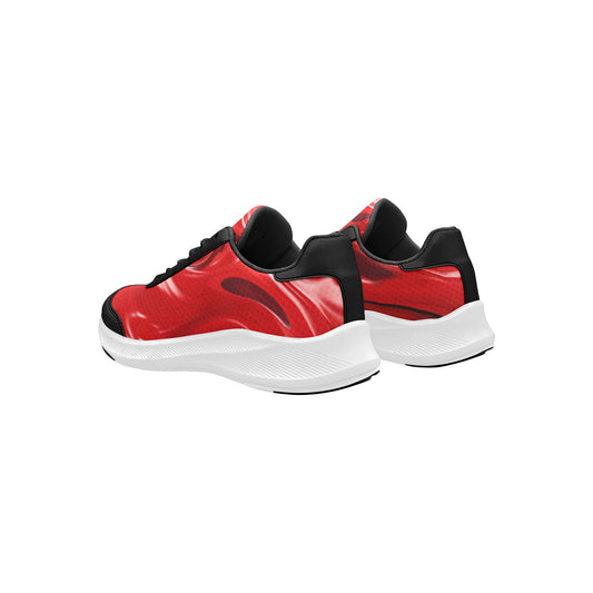 Liquid Red Rubber Women's Mudguard Running Shoes Athletic Footwear