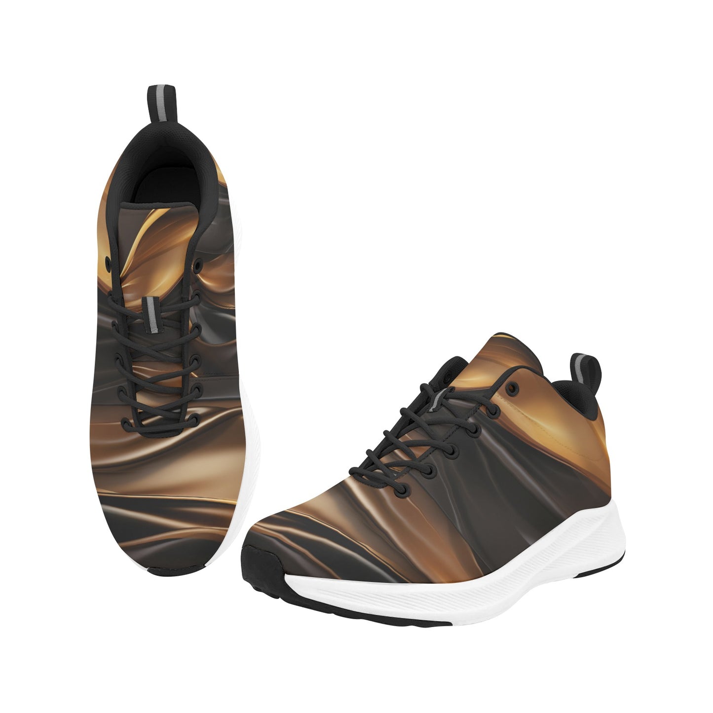 Women's Brown Butterscotch Waves Running Shoes Athletic Footwear