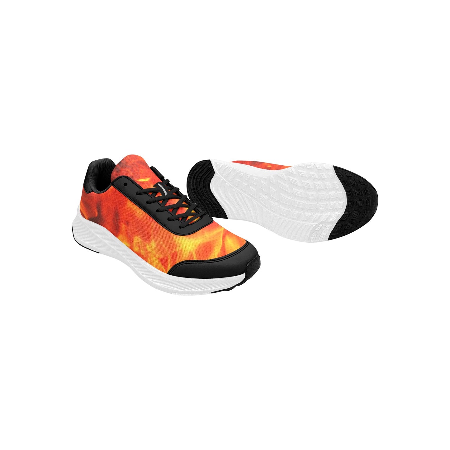 Women's Red Flammage Mudguard Running Shoes Athletic Footwear Sport