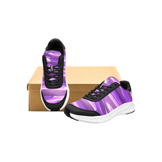 Women's Purple Melted Candy Mudguard Running Shoes Athletic Sneakers