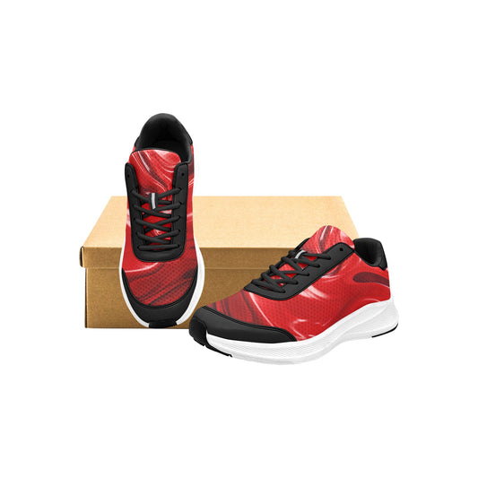 Liquid Red Rubber Women's Mudguard Running Shoes Athletic Footwear