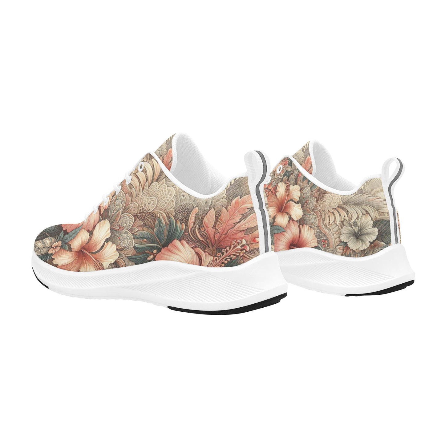 Vintage Floral Flowers Women's Running Shoes Athletic Footwear