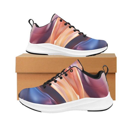 Women's Multi Colors Streaked Running Shoes Athletic Footwear