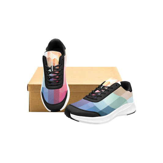 Vibrant Colors Interlocked Women's Mudguard Running Shoes Athletic
