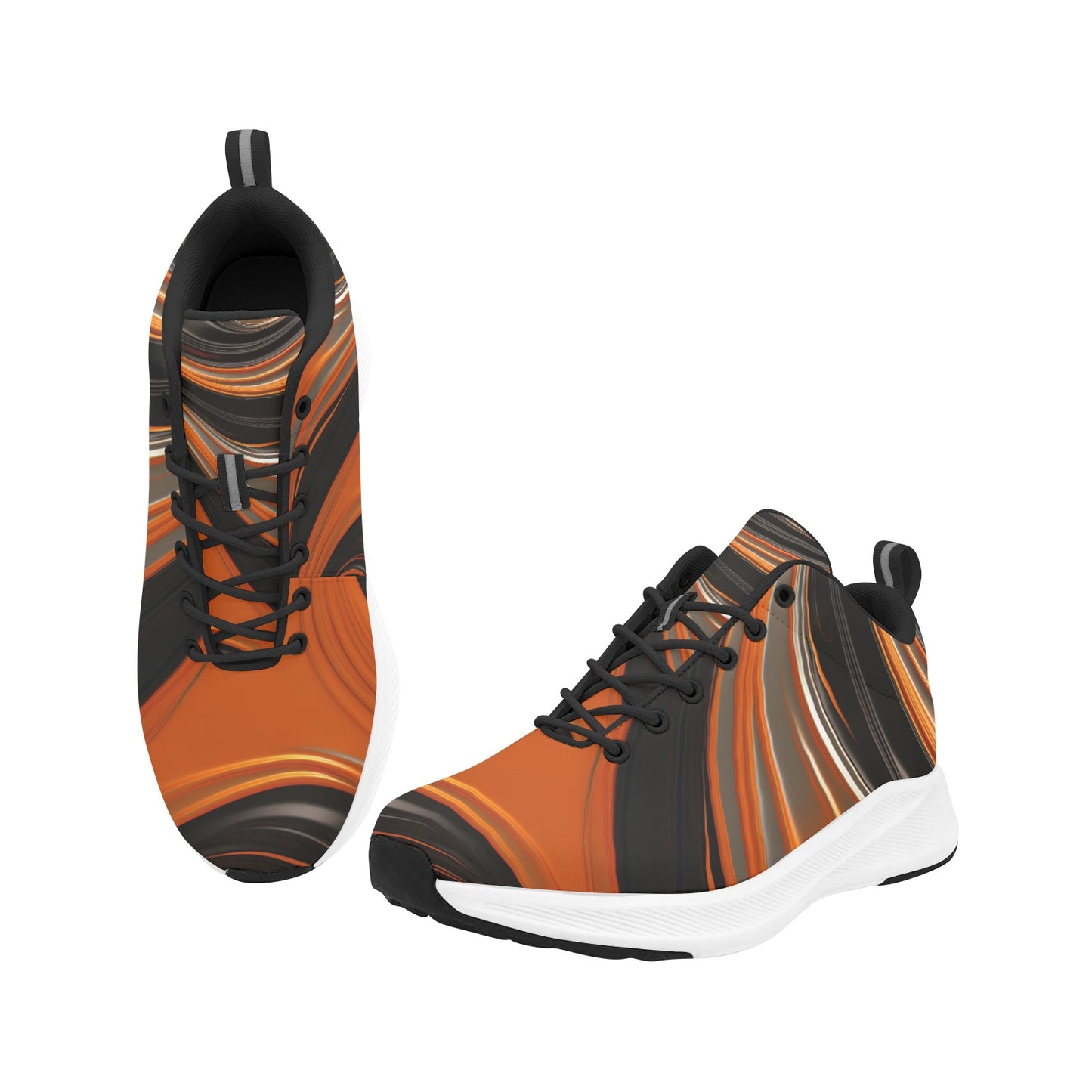Multicolored Liquid Stream Women's Running Shoes