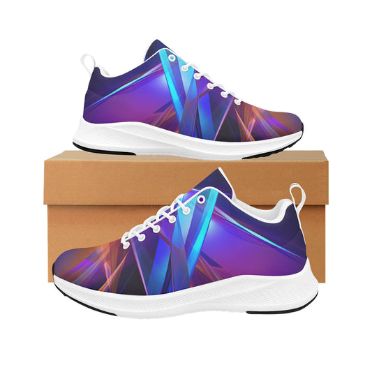 Shattered Multi Colored Glass Women's Running Shoes Athletic Footwear