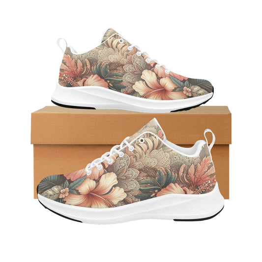 Vintage Floral Flowers Women's Running Shoes Athletic Footwear
