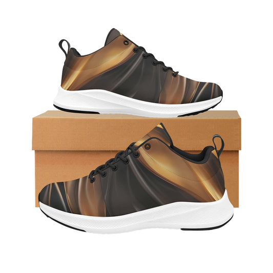 Women's Brown Butterscotch Waves Running Shoes Athletic Footwear
