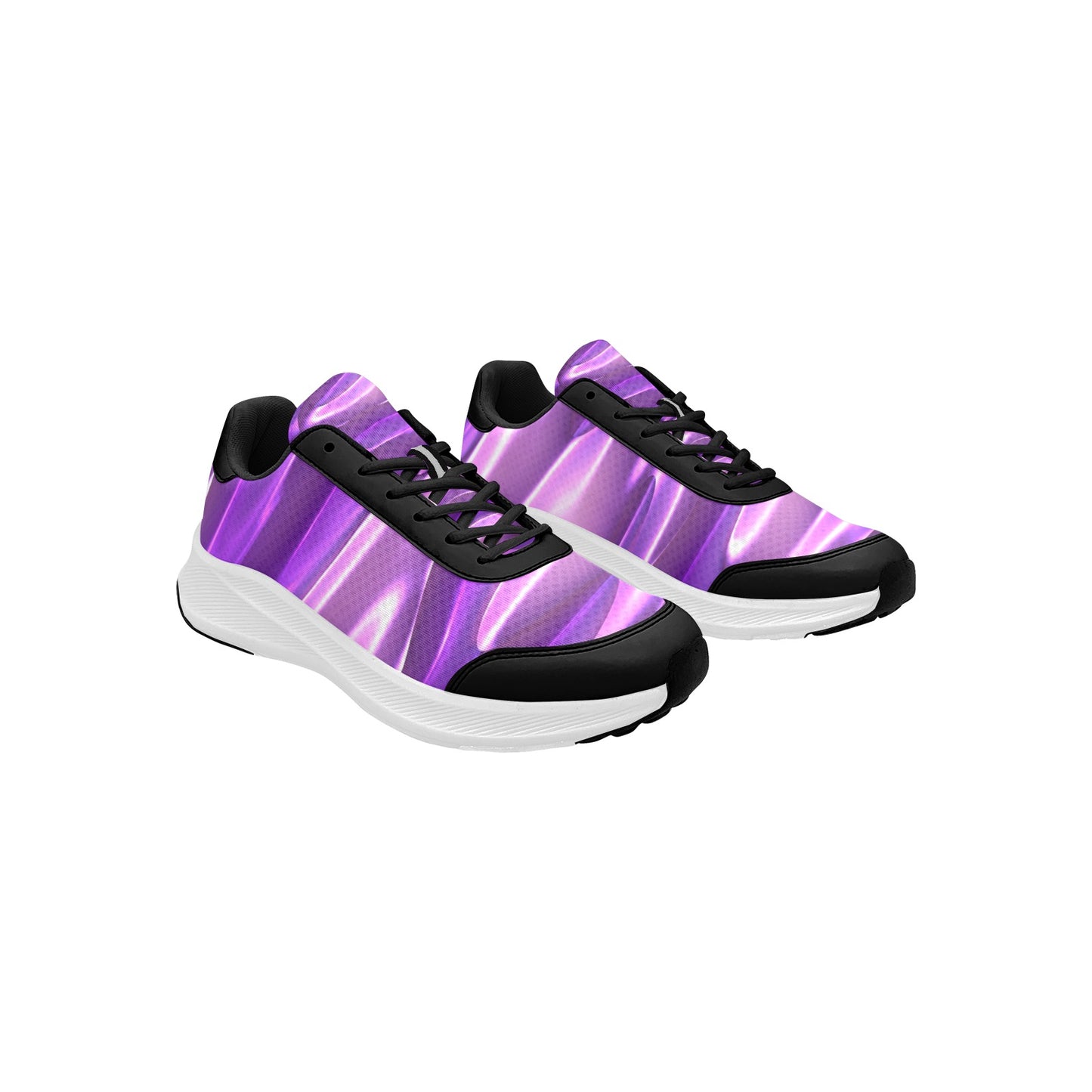 Women's Purple Melted Candy Mudguard Running Shoes Athletic Sneakers