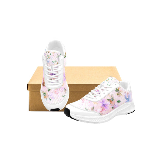 Pretty Colored Flowers Women's Mudguard Running Shoes Athletic Wear