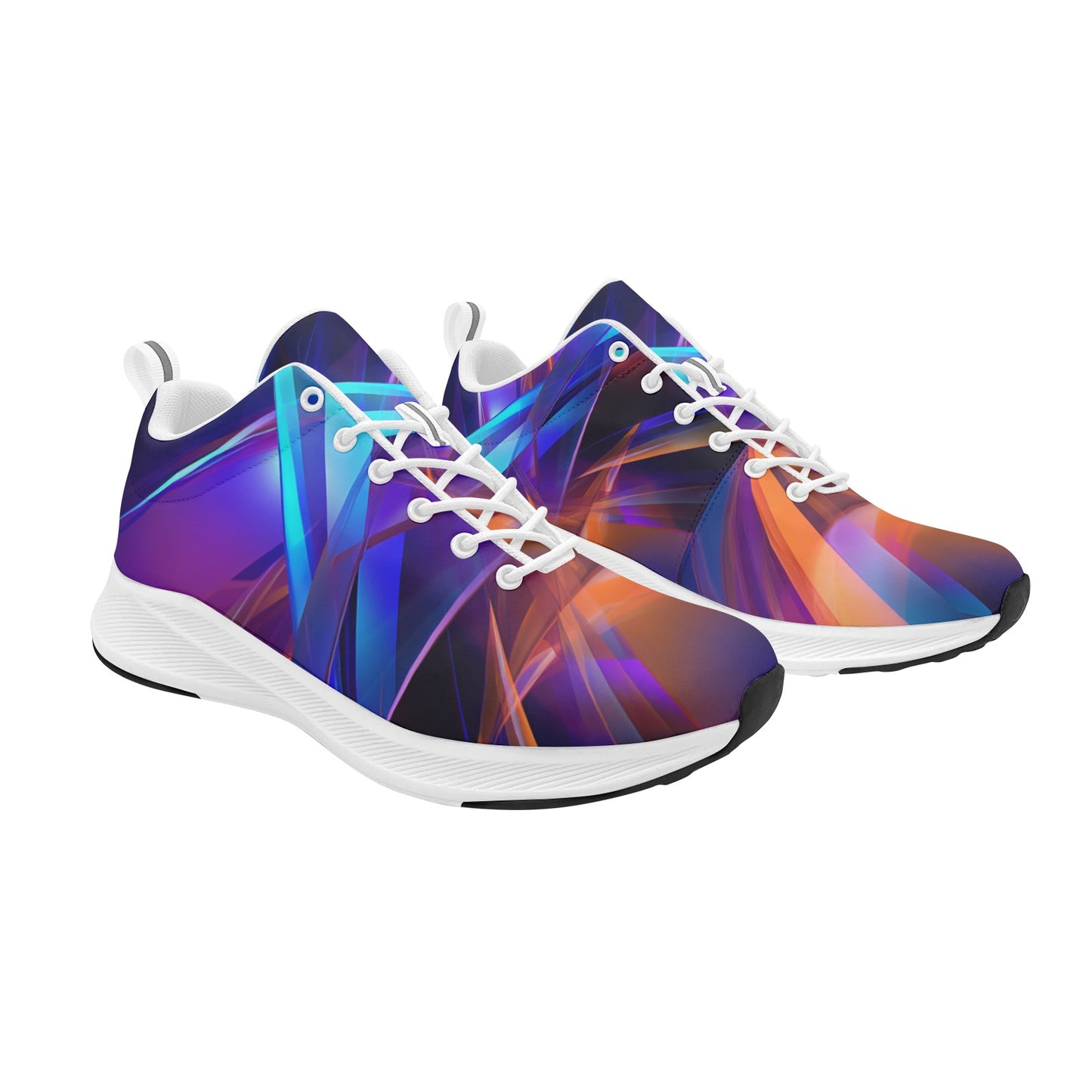 Shattered Multi Colored Glass Women's Running Shoes Athletic Footwear