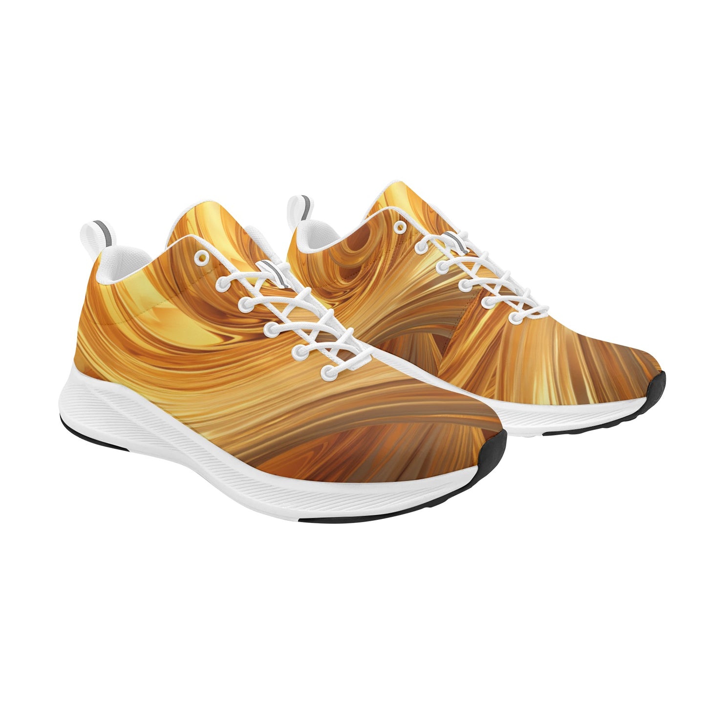 Golden Tight Curls Women's Running Shoes Athletic Footwear Sports