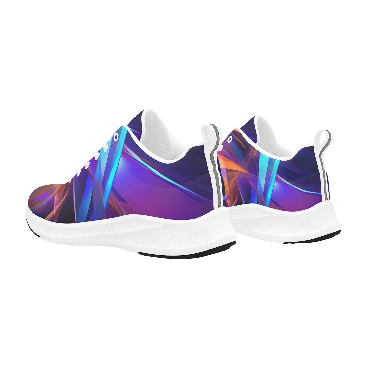 Shattered Multi Colored Glass Women's Running Shoes Athletic Footwear