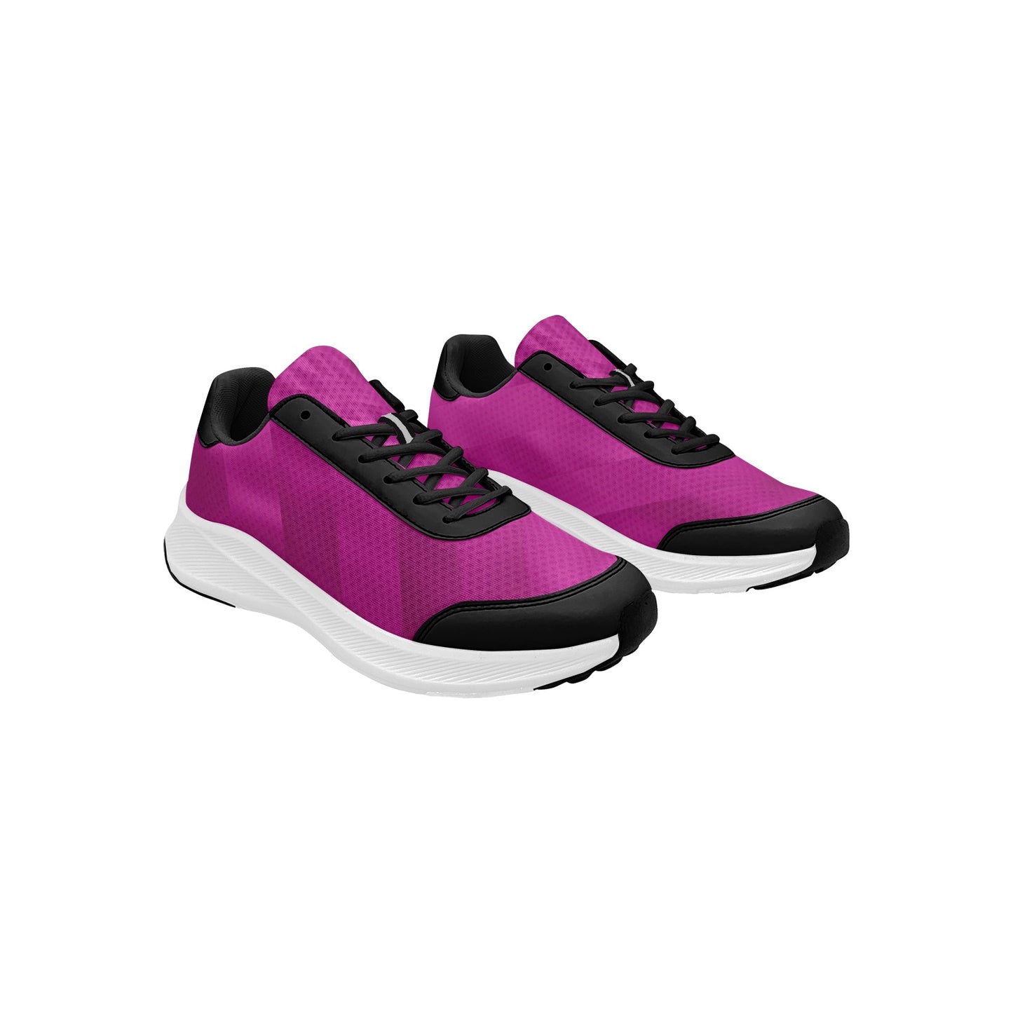 Magenta Colored Ribbons Women's Mudguard Running Shoes Athletic Footwear