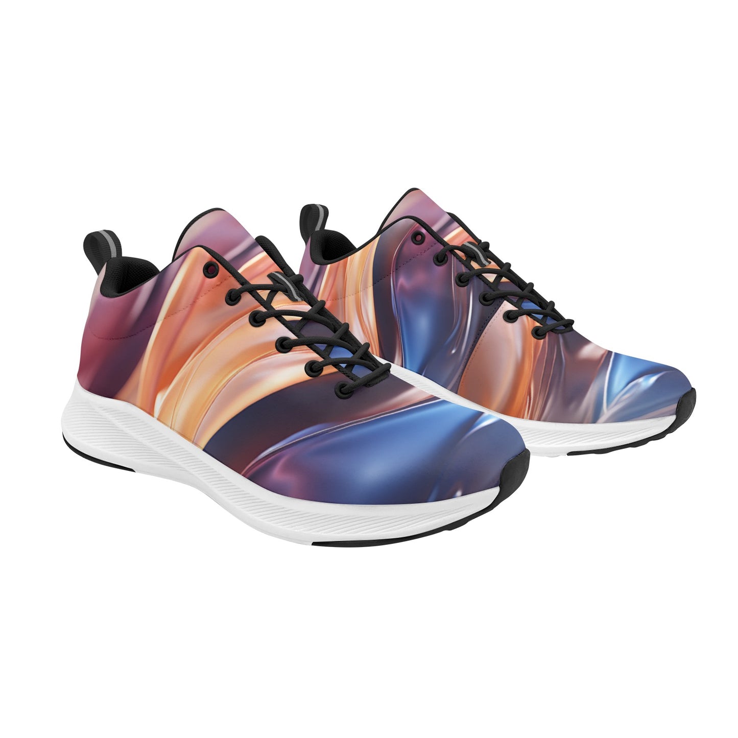 Women's Multi Colors Streaked Running Shoes Athletic Footwear