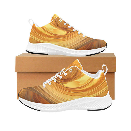 Golden Tight Curls Women's Running Shoes Athletic Footwear Sports