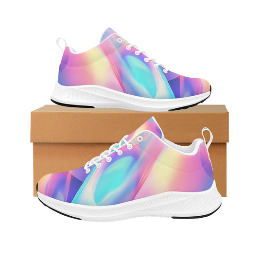 Multi Faceted Swirls Women's Running Shoes Athletic Sneakers