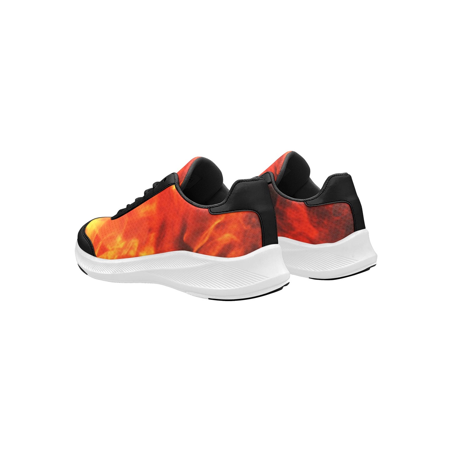 Women's Red Flammage Mudguard Running Shoes Athletic Footwear Sport